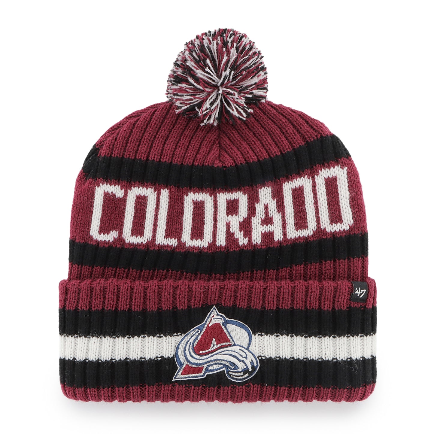 NHL Knit Hat Bering Cuff Avalanche