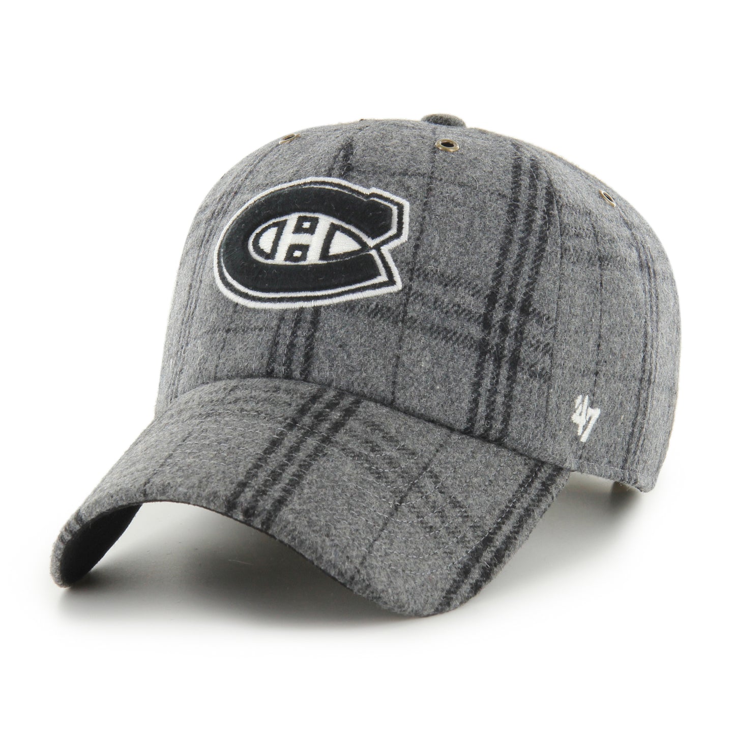 NHL Hat '47 Clean Up Windowpane Plaid Canadiens