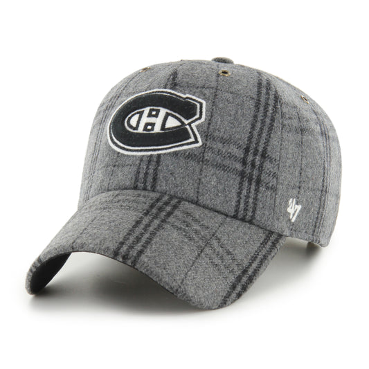 NHL Hat '47 Clean Up Windowpane Plaid Canadiens