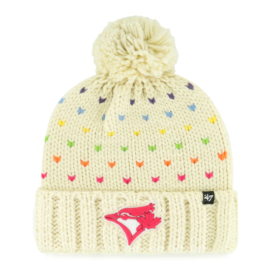 MLB Youth Knit Pom Hat Sprinkles Blue Jays