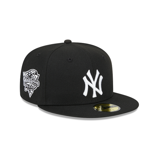 MLB Hat 5950 Cooperstown World Series 2000 Yankees (Black)