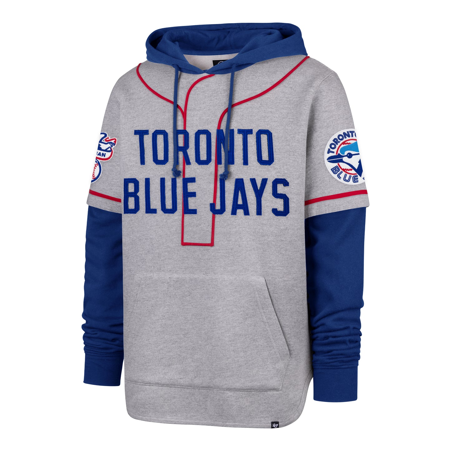 MLB Hoodie Game Felt Fifties '47 Shortstop Blue Jays