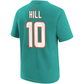 NFL Youth Player T-Shirt Name And Number Tyreek Hill Dolphins