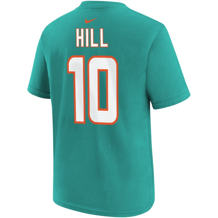 NFL Youth Player T-Shirt Name And Number Tyreek Hill Dolphins