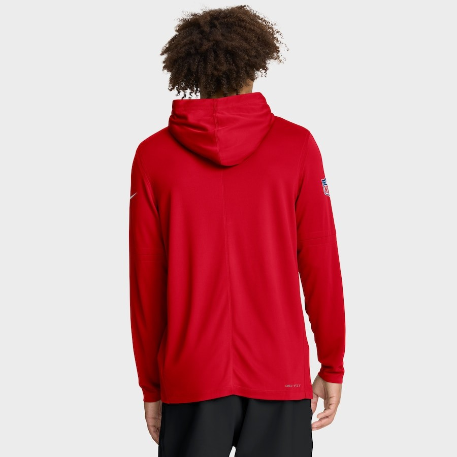 NFL Dri-FIT Long Sleeve Hoodie 2025 Sideline Pure Fury Chiefs