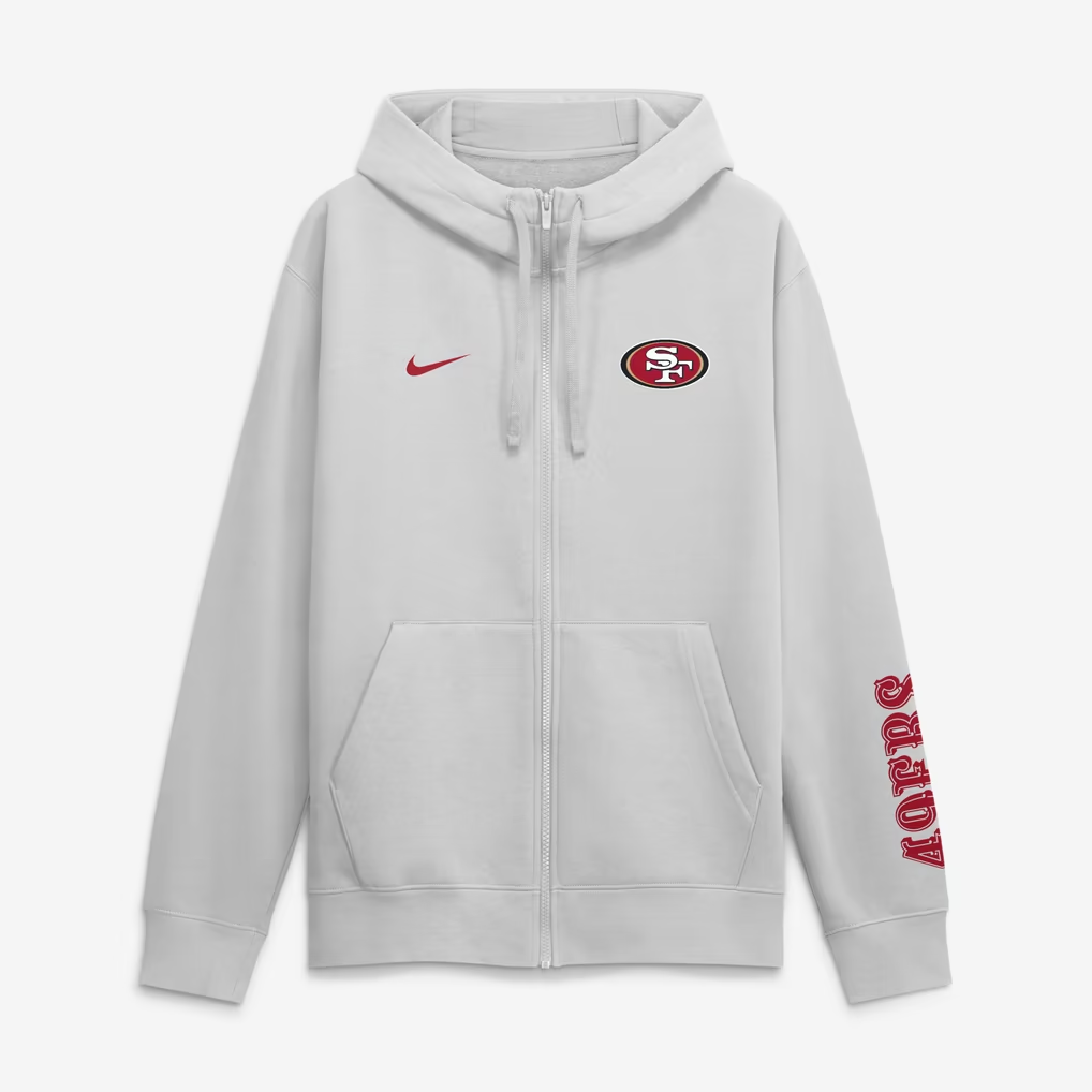 NFL Hoodie Full Zip Cool Down 49ers