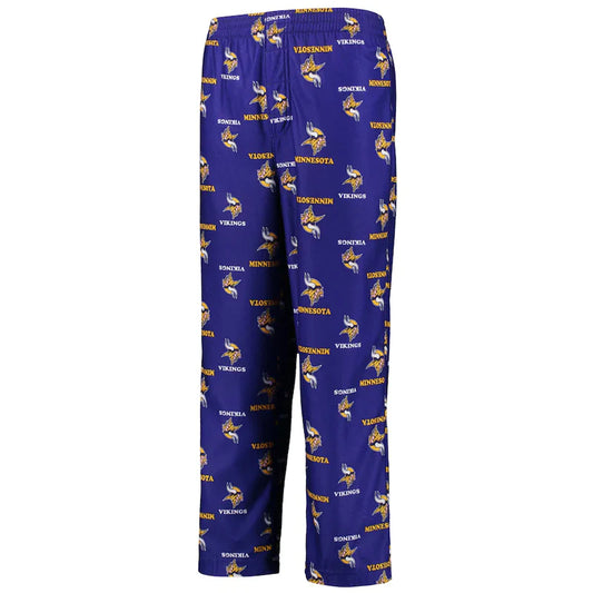 NFL Youth PJ Fleece Printed Pants Vikings