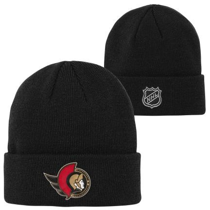 NHL Youth Knit Hat Basic Cuffed Beanie Senators