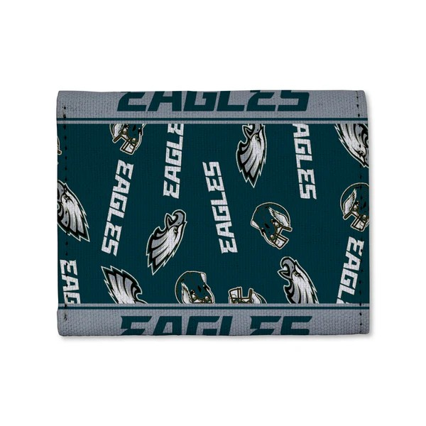 NFL Canvas Trifold Wallet Eagles