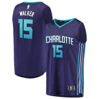NBA Youth Replica Player Jersey Fastbreak Kemba Walker Hornets (Purple)