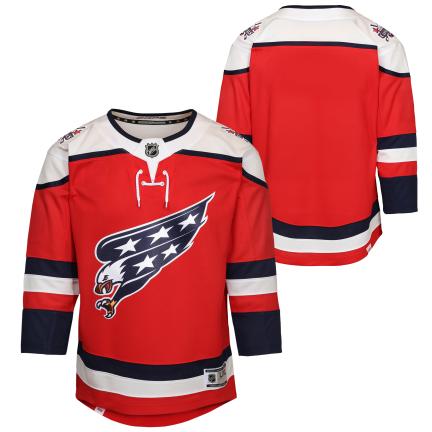 NHL Youth Blank Premier Jersey Alt Capitals