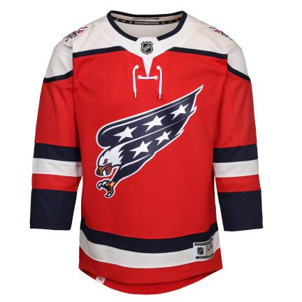 NHL Youth Blank Premier Jersey Alt Capitals