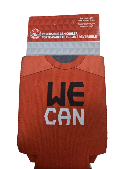 Canadian Soccer Association Reversable Neoprene Can Cooler Soccer Canada