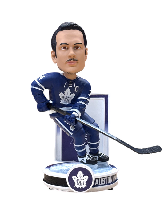 NHL Player Rink Bobble Head Auston Matthews Maple Leafs