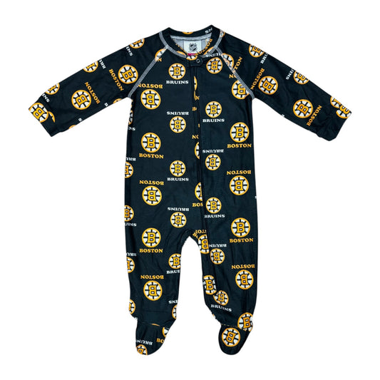 NHL Infant Onesie Raglan Zip Up Bruins