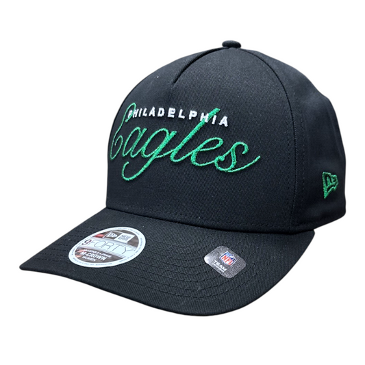 NFL Ladies Hat 940 A-Frame Kelly Green Metallic Eagles