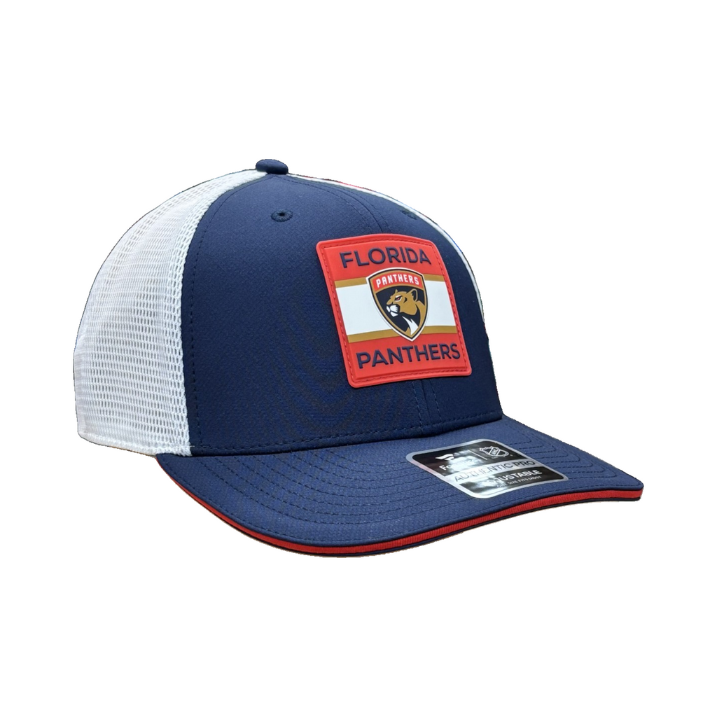 NHL Hat Structured Adjustable Trucker Authentic Pro Rinkside6 2025 Panthers