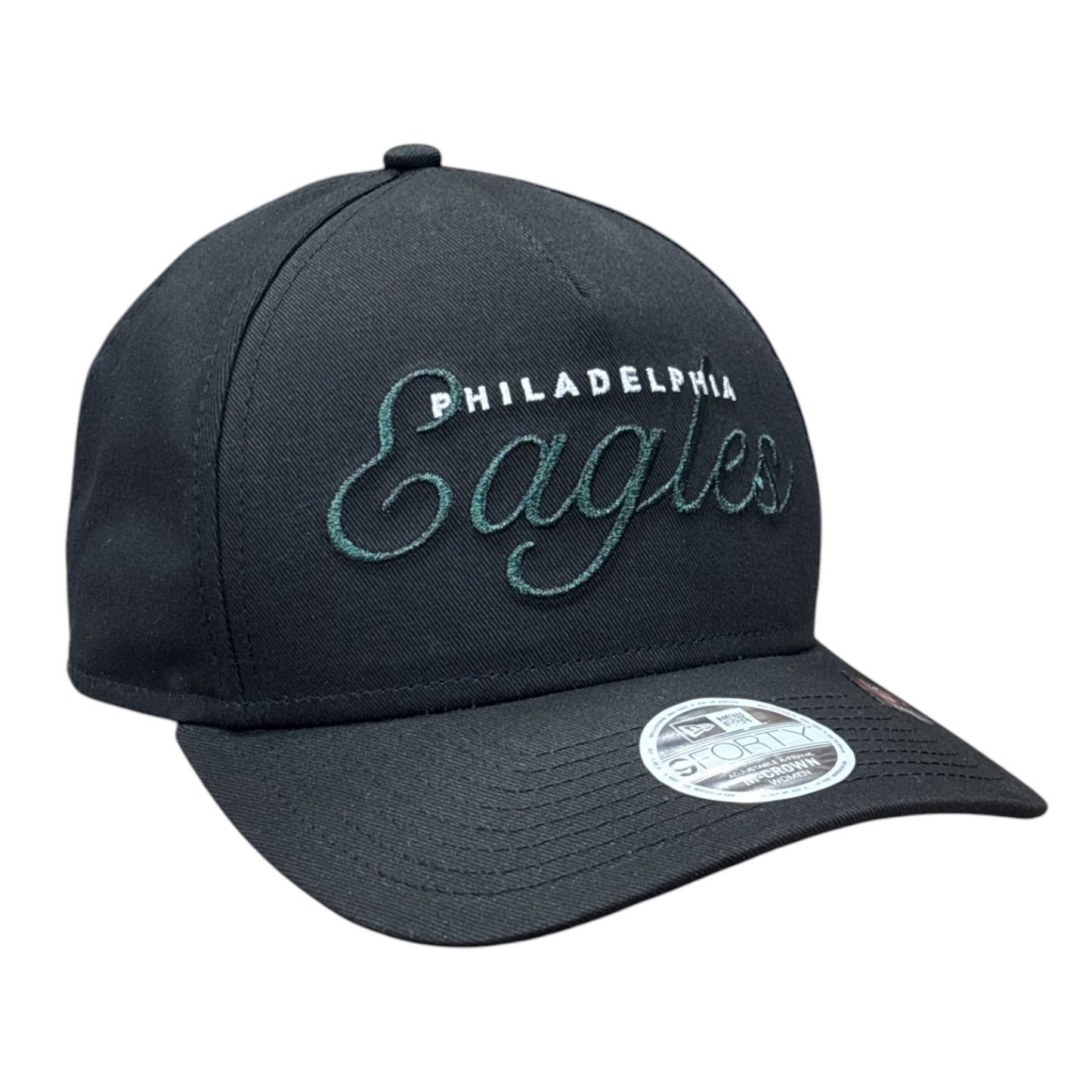 NFL Ladies Hat 940 A-Frame OTC Metallic Eagles