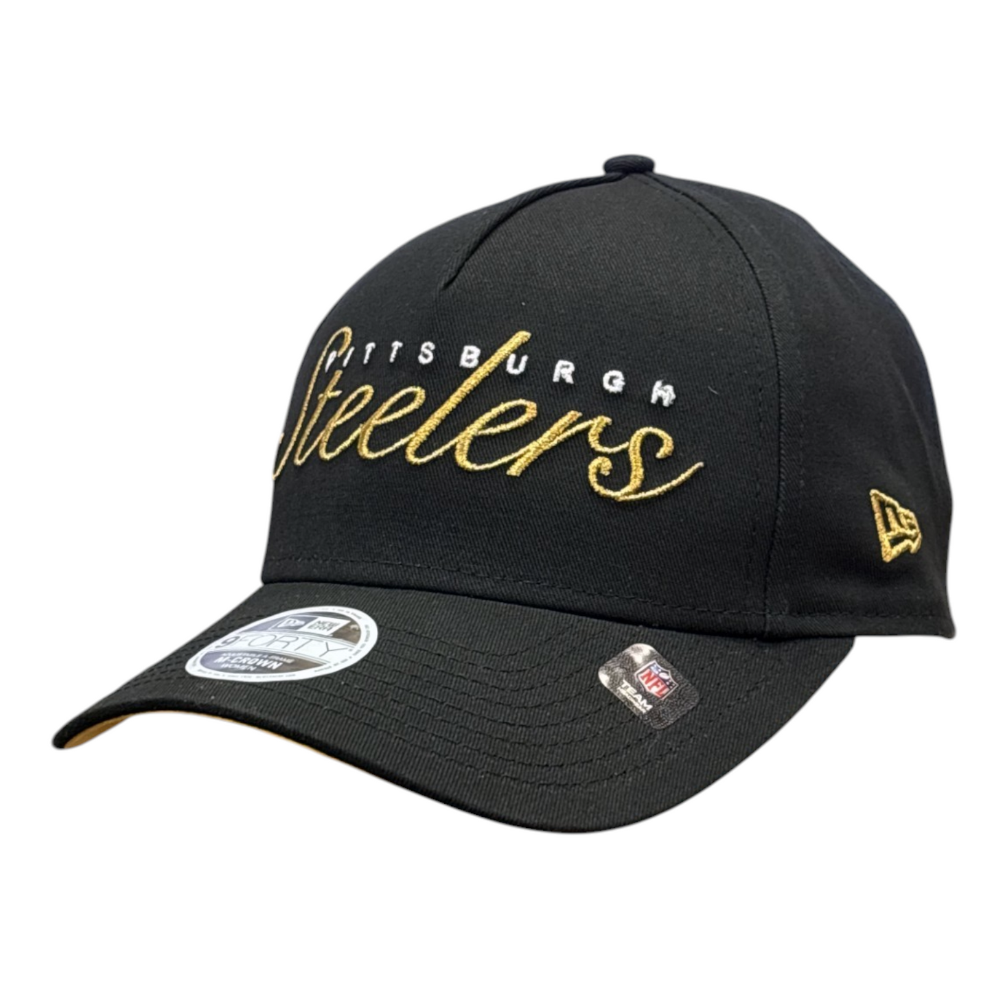 NFL Ladies Hat 940 A-Frame Metallic Steelers