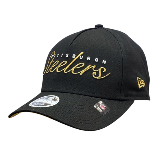 NFL Ladies Hat 940 A-Frame Metallic Steelers