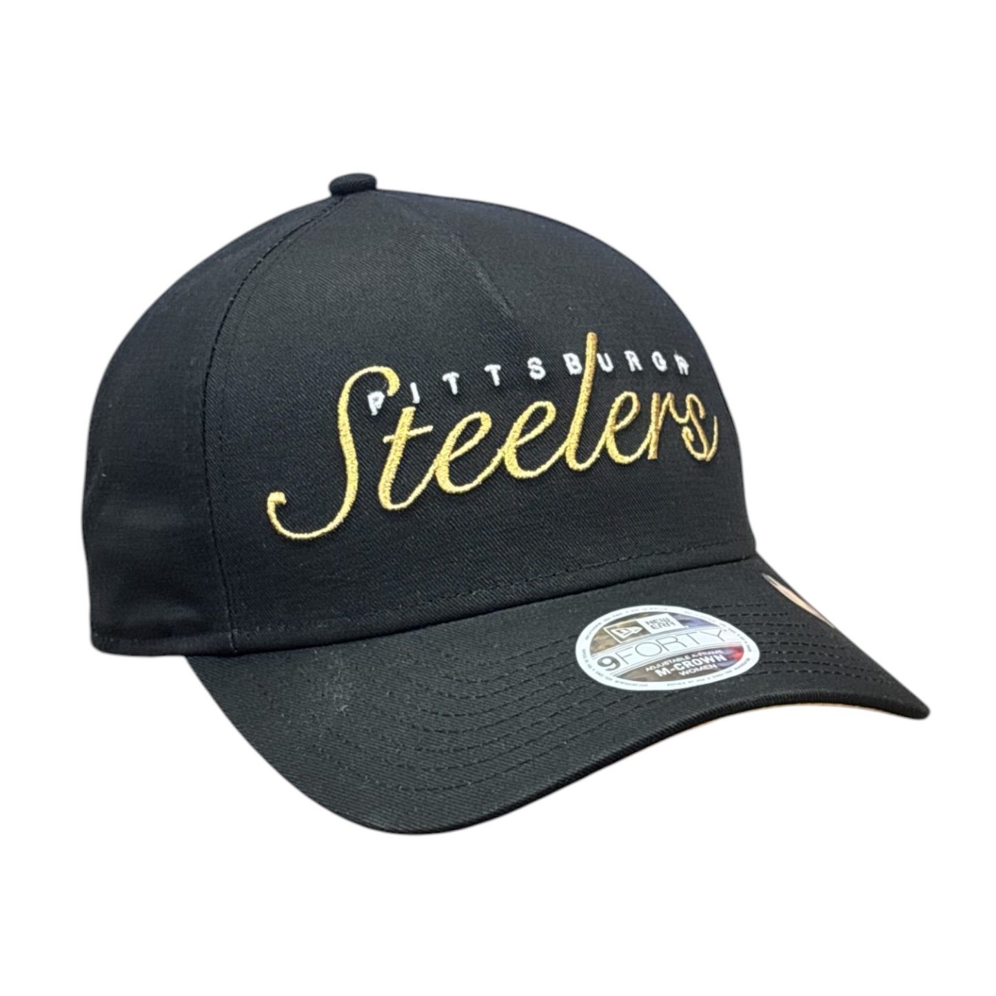 NFL Ladies Hat 940 A-Frame Metallic Steelers