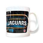 NFL Coffee Mug Subl. 11 Oz C-Handle White Jaguars