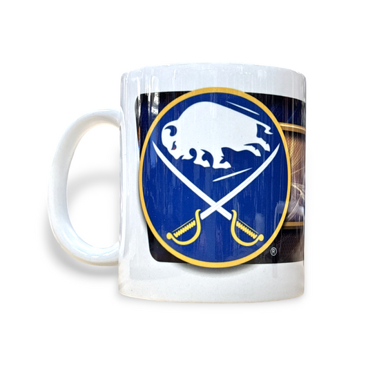 NHL Coffee Mug Subl. 11 Oz C-Handle White Sabres