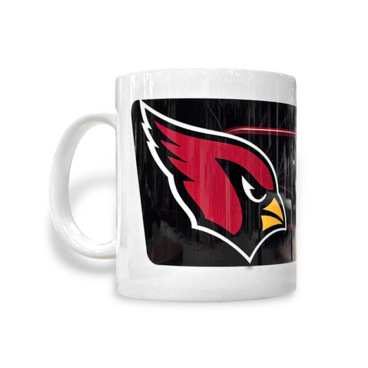 NFL Coffee Mug Subl. 11 Oz C-Handle White Cardinals