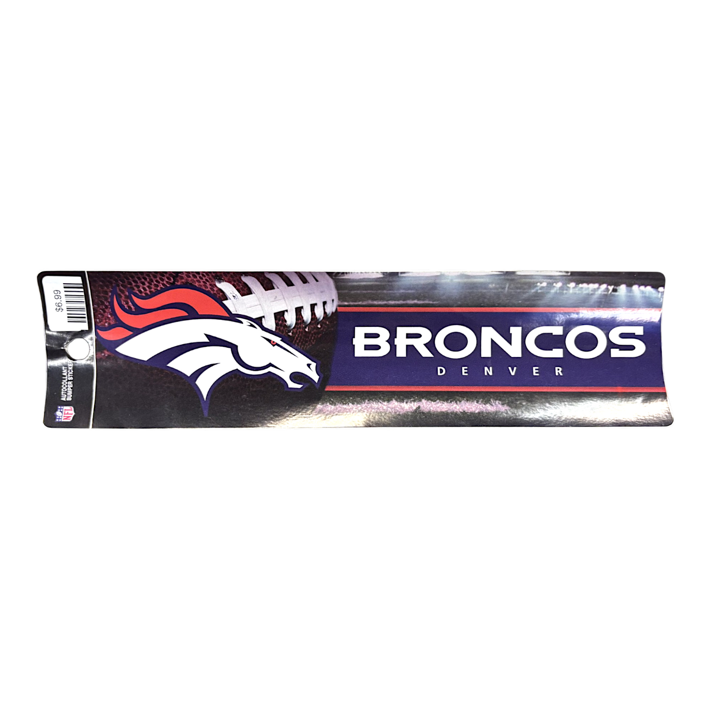 NFL Bumper Sticker Broncos