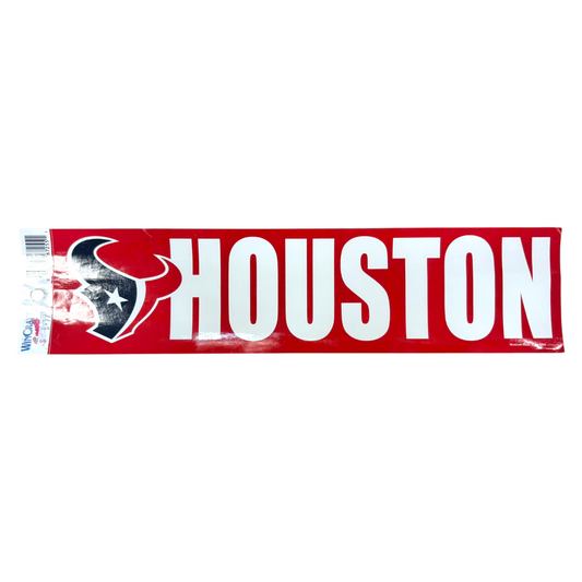 NFL Bumper Sticker Texans