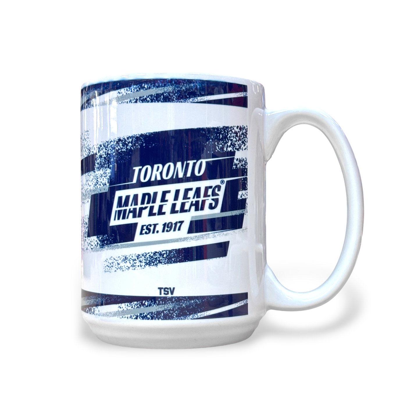 NHL Coffee Mug 15 Oz Sublimated Speed Maple Leafs