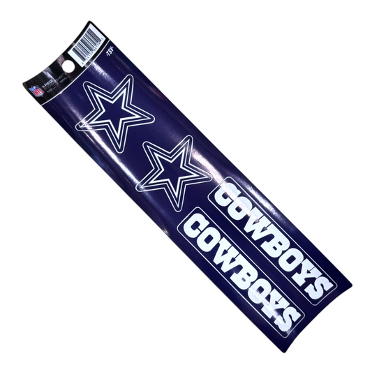 NFL 4Pc Sticker Sheet Cowboys