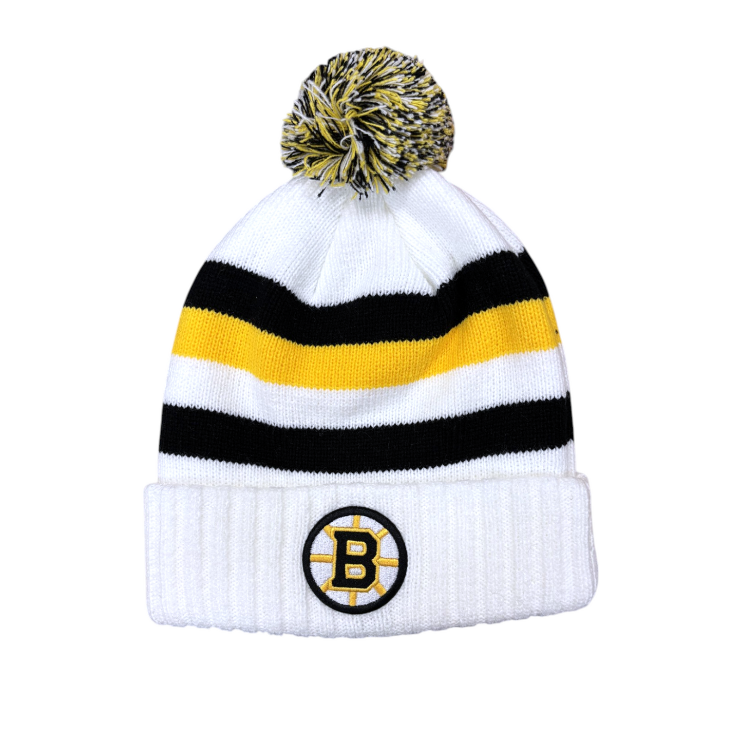 NHL Knit Hat Heavy Pillow Line Bruins