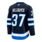 NHL Player Premium Jersey Home Connor Hellebuyck Jets
