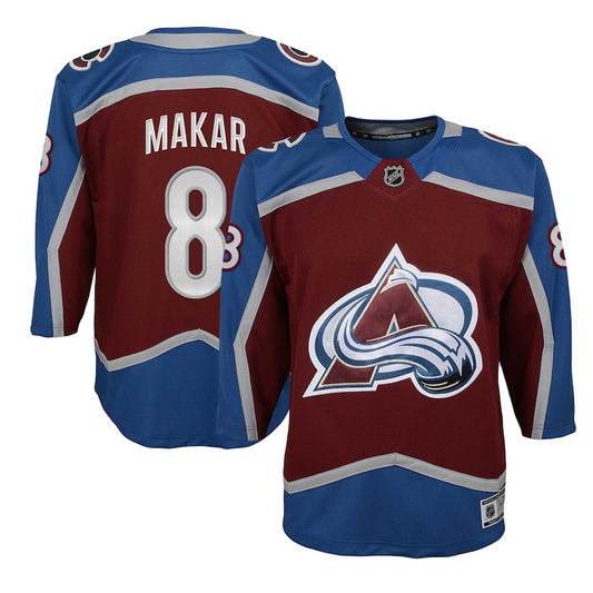 NHL Youth Player Premier Jersey Home Cale Makar Avalanche