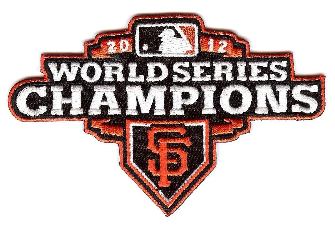 MLB Patch World Series Champions 2012 Giants