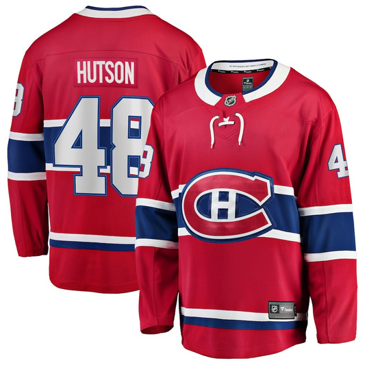 NHL Player Replica Breakaway Jersey Home Lane Hutson Canadiens