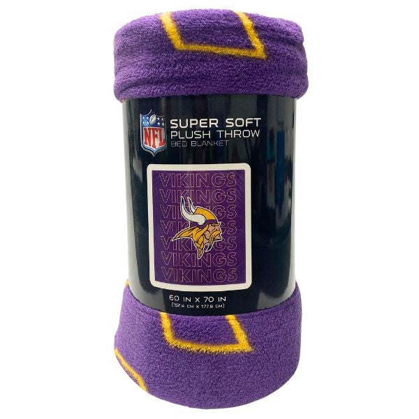 NFL Fleece Throw Super Soft Pegasus Vikings