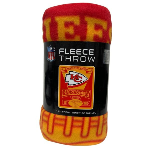 NFL Fleece Throw Marquee Chiefs