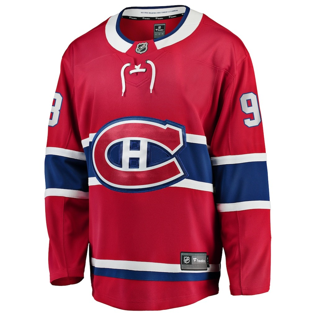 NHL Player Replica Breakaway Jersey Home Ivan Demidov Canadiens