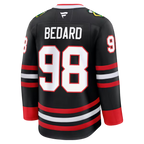 NHL Player Premium Jersey Alternate Black 2025/26 Connor Bedard Blackhawks