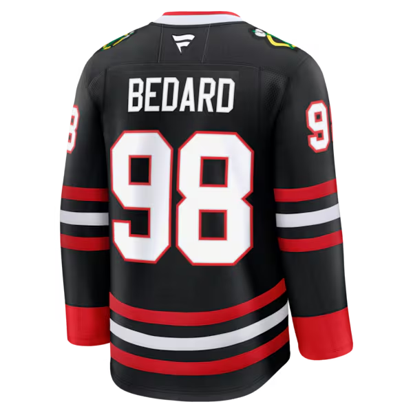 NHL Player Premium Jersey Alternate Black 2025/26 Connor Bedard Blackhawks