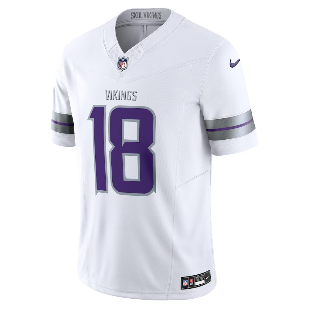 NFL Player F.U.S.E. Limited Jersey Vapor Alternate White Justin Jefferson Vikings