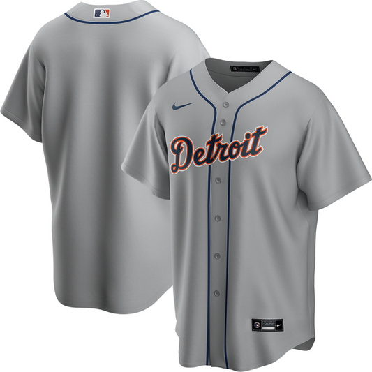MLB Replica Jersey Blank Road Grey Tigers