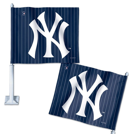 MLB Car Flag 11x15 Double Sided Yankees