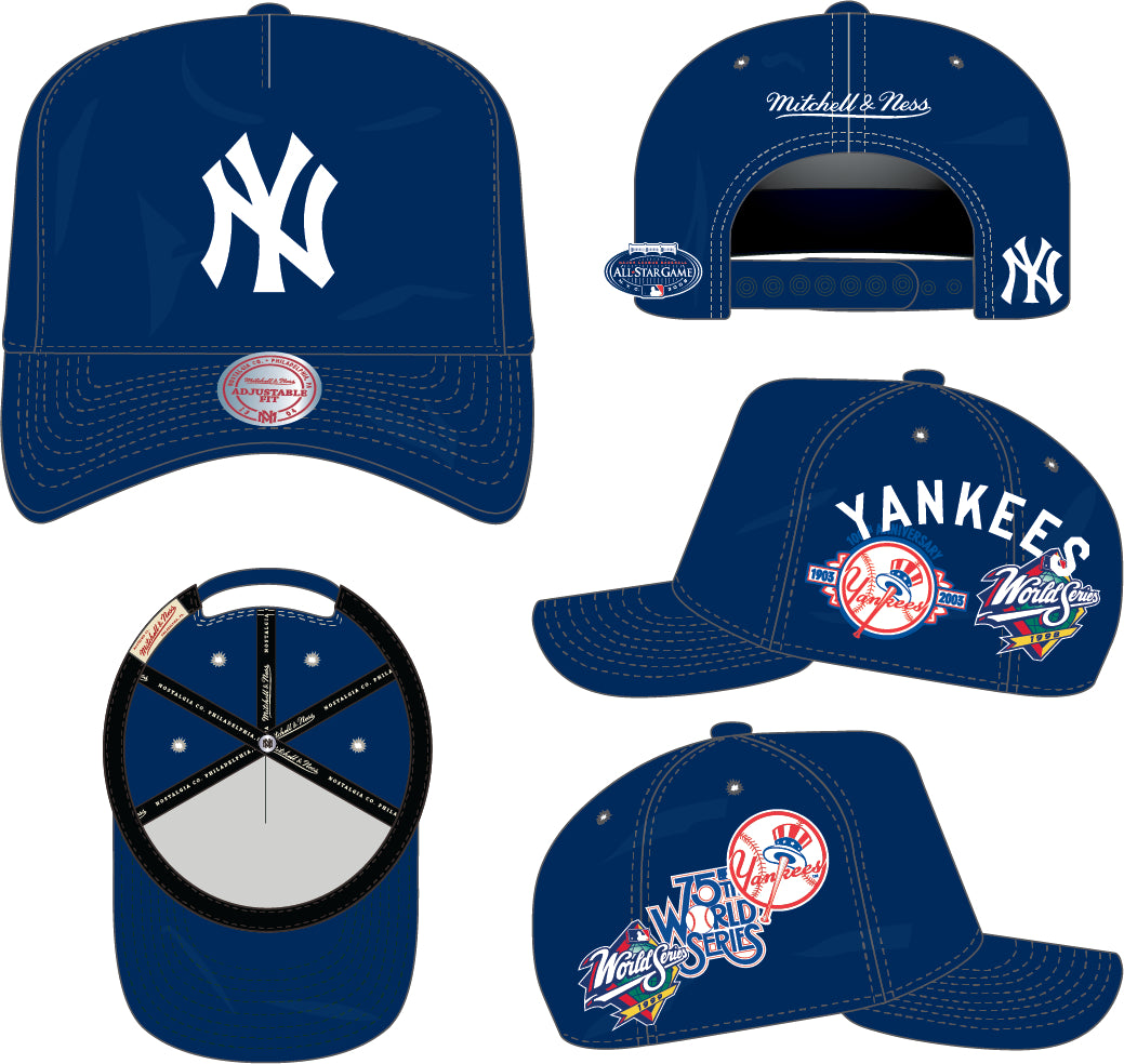MLB Hat Pro Finch Fit World Series Historical Yankees