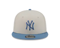 MLB Hat 950 2T Color Pack Yankees White and Light Blue