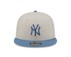MLB Hat 950 2T Color Pack Yankees White and Light Blue