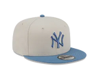 MLB Hat 950 2T Color Pack Yankees White and Light Blue