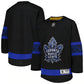 NHL Kids Blank Premier Jersey Alt Black Reversible Maple Leafs